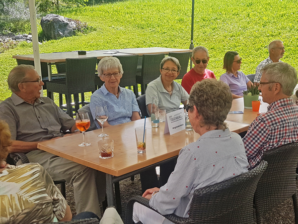 Beim Imbiss in der Braustube